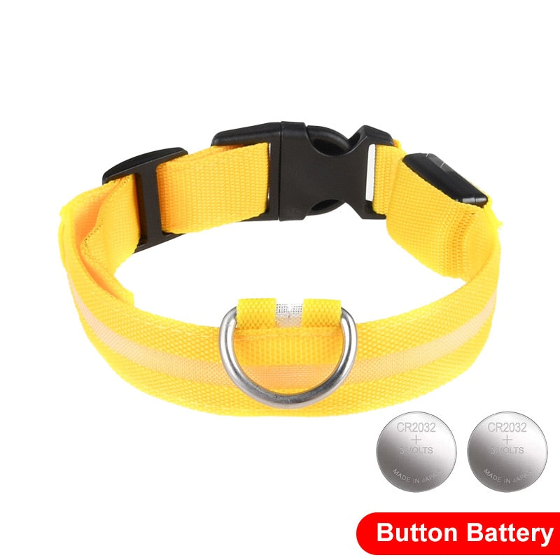 LED Light Dog Collar (Battery)